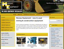 Tablet Screenshot of marsay.co.za